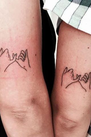 Tatouage sœur minimaliste : Les 31 tatouages ??assortis les plus cool dont vous avez besoin 7