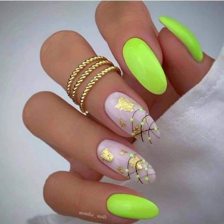 27 idées de nail art pour des ongles colorés 15