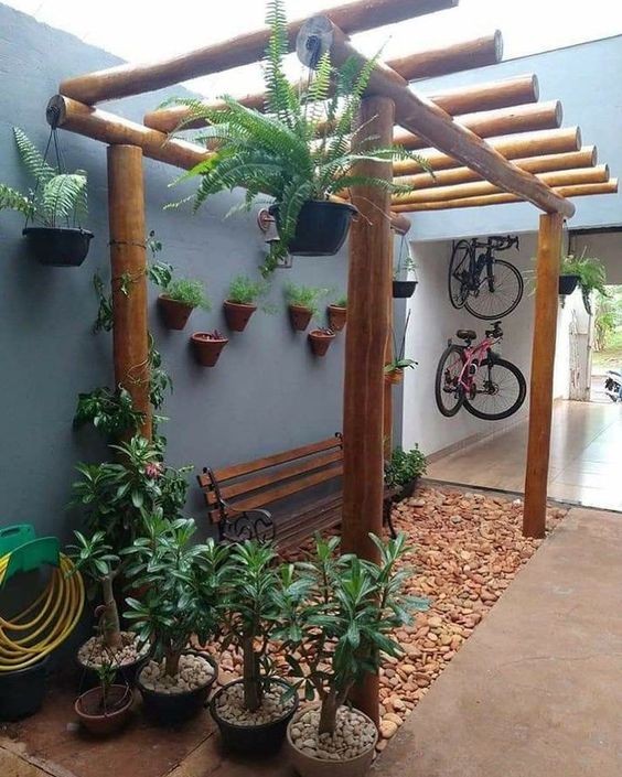 16 Petites pergolas pour un coin de petit jardin 16