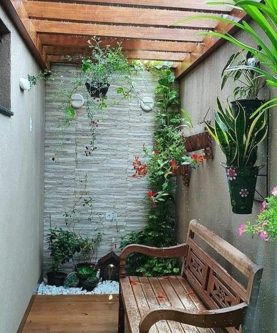 16 Petites pergolas pour un coin de petit jardin 5