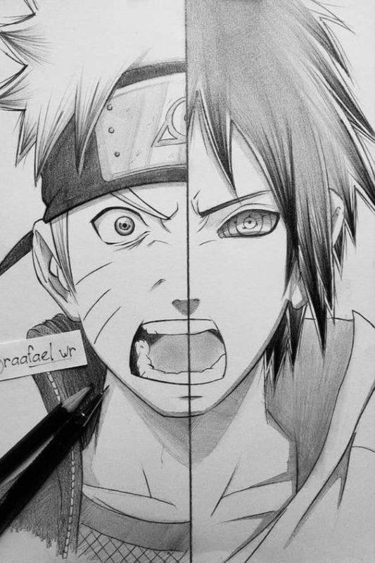 Apprendre le dessin manga Naruto 6