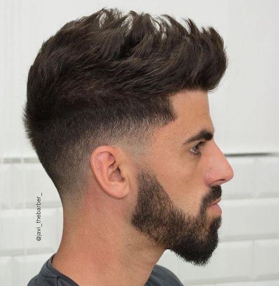 8 Coupes Homme Court sur le Coté et Long Dessus 4