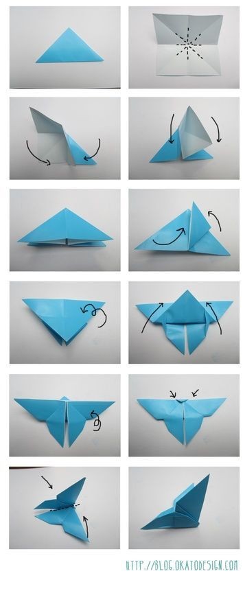 ORIGAMI: Papillon en papier ? 17 idées & tutoriels 14