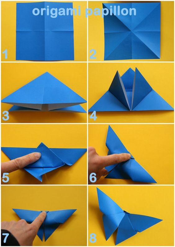 ORIGAMI: Papillon en papier ? 17 idées & tutoriels 10