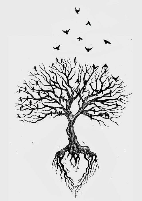 Tatouage arbre généalogique : 42 Idées & Significations 22