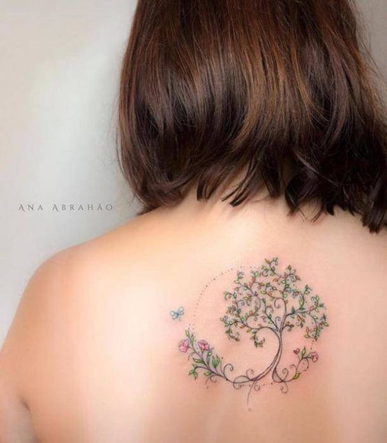 Tatouage arbre généalogique : 42 Idées & Significations 34