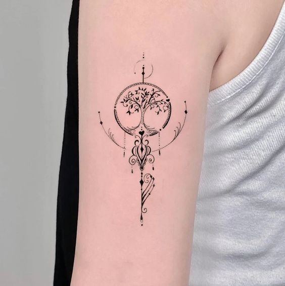 Tatouage arbre généalogique : 42 Idées & Significations 41