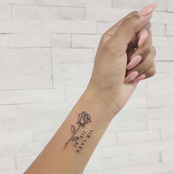 32 Tatouages date de naissance discrets & originaux 5