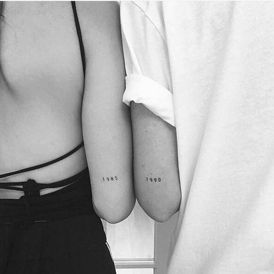 32 Tatouages date de naissance discrets & originaux 1