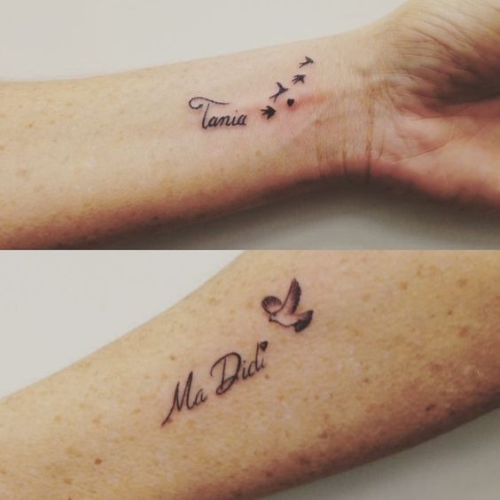 Les 17 meilleurs tatouages de prénoms pour le poignet 16