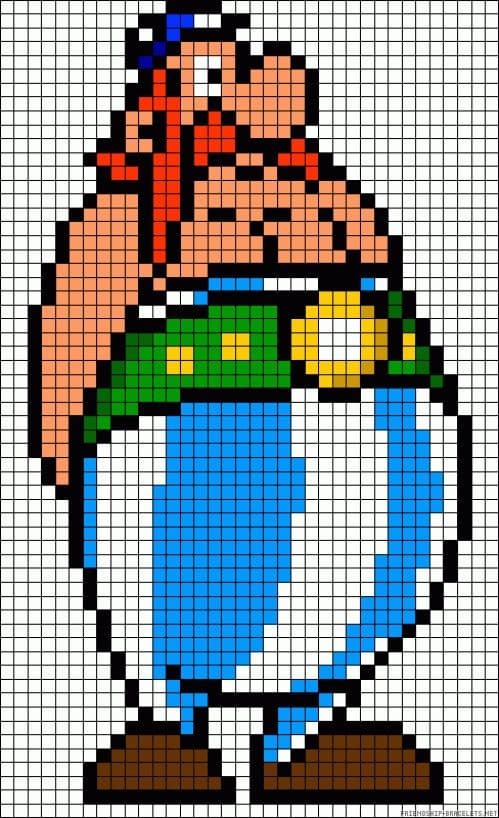 Pixel Art Difficile : 48 idées de Dessins à Colorier 10