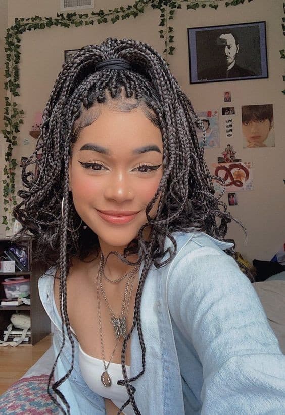 Box Braids : 23 Top idées tendances en 2024 10