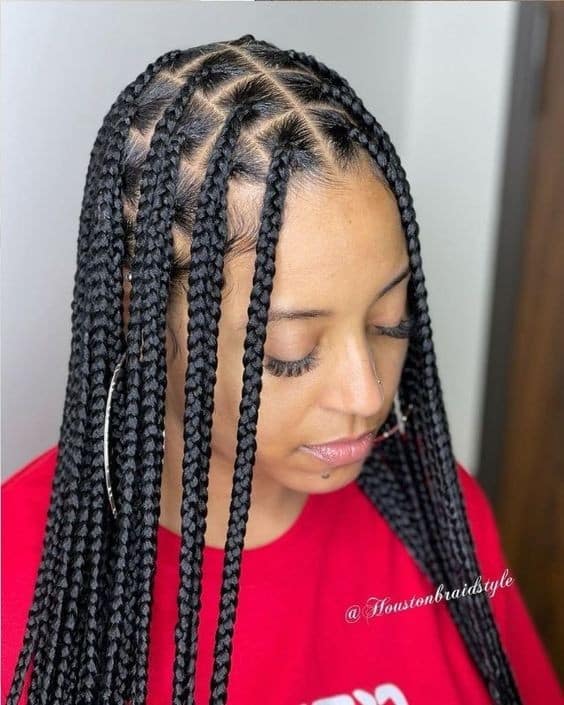 Box Braids : 23 Top idées tendances en 2024 13