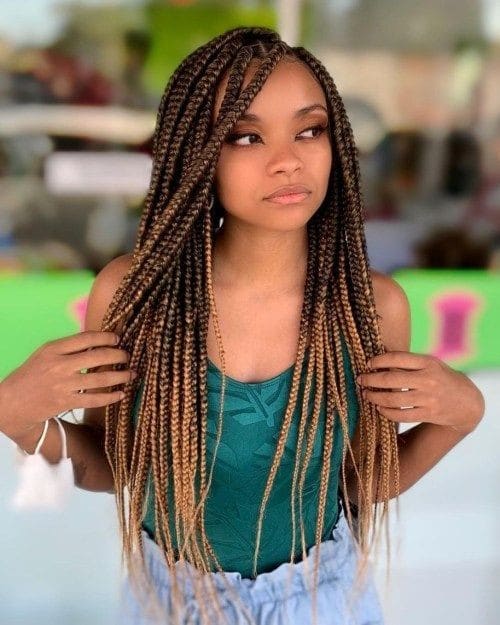 Box Braids : 23 Top idées tendances en 2024 20