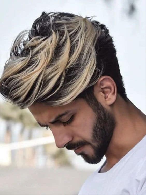 23 coupes de cheveux mi-décolorées pour hommes en 2023 19