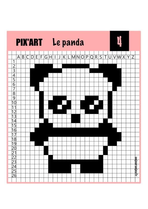 Dessin pixel art 2023 : Les 50 plus belles idées 10