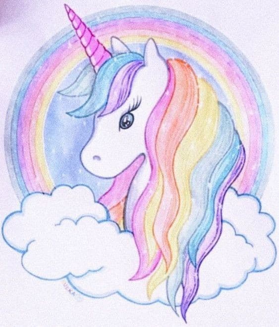 100 Dessins de licorne pour apprendre à dessiner en 2023 3