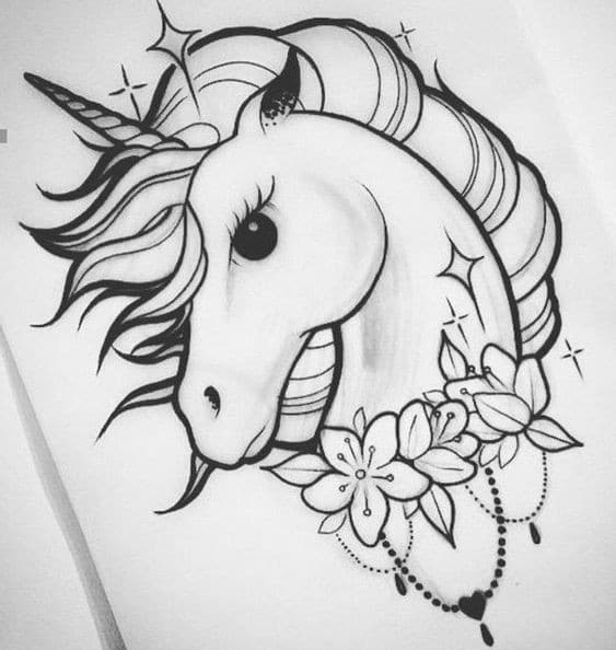 100 Dessins de licorne pour apprendre à dessiner en 2023 33