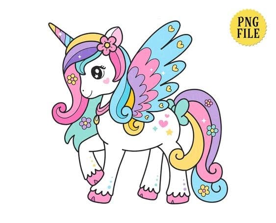 100 Dessins de licorne pour apprendre à dessiner en 2023 34