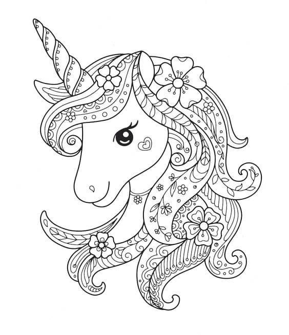 100 Dessins de licorne pour apprendre à dessiner en 2023 90