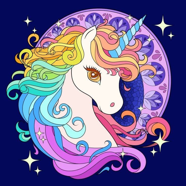 100 Dessins de licorne pour apprendre à dessiner en 2023 97