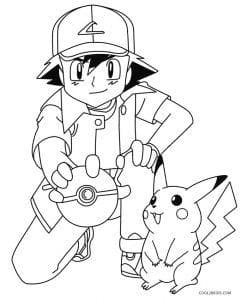 50 Dessins Pokémon faciles à Colorier en 2023 Avec Pikachu, Salamèche, Dracofeu 8