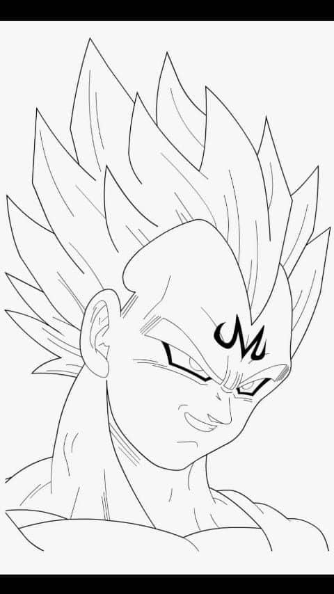 50 Dessins Dragon Ball Z Faciles à Colorier en 2023 Avec Son Goku, Vegeta, Gohan 26