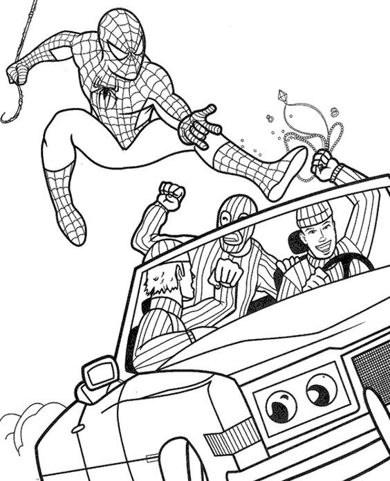 Top 50 Dessins Spiderman Gratuits & Faciles à Colorier en 2023 6