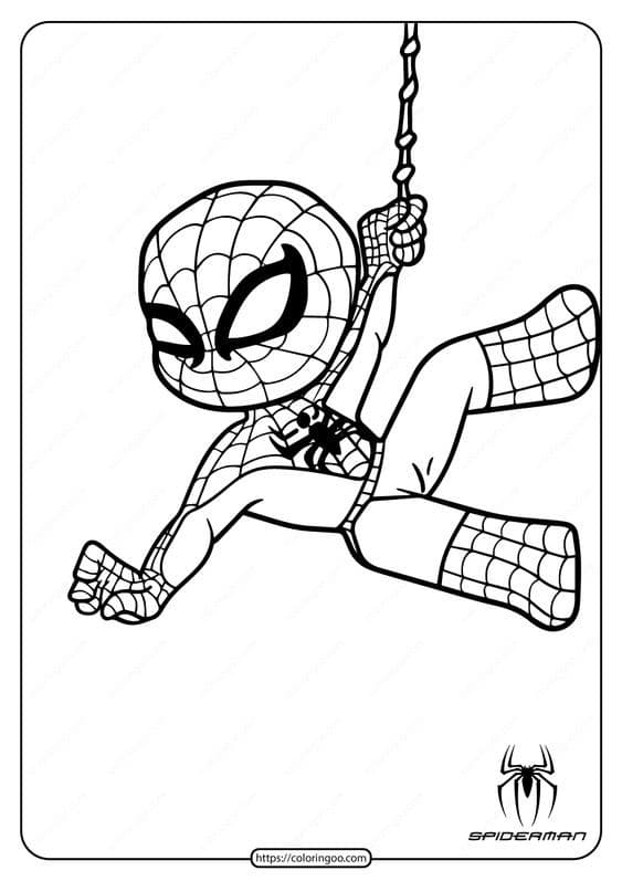 Top 50 Dessins Spiderman Gratuits & Faciles à Colorier en 2023 14