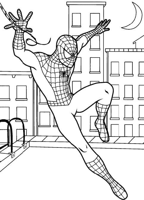 Top 50 Dessins Spiderman Gratuits & Faciles à Colorier en 2023 20