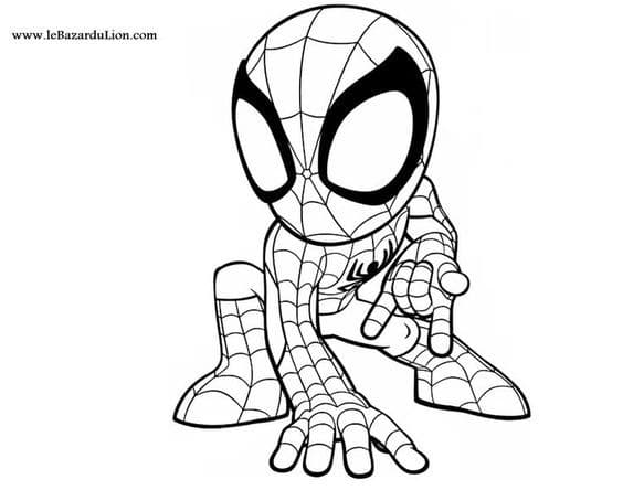 Top 50 Dessins Spiderman Gratuits & Faciles à Colorier en 2023 23