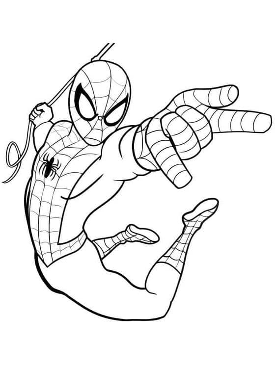 Top 50 Dessins Spiderman Gratuits & Faciles à Colorier en 2023 24