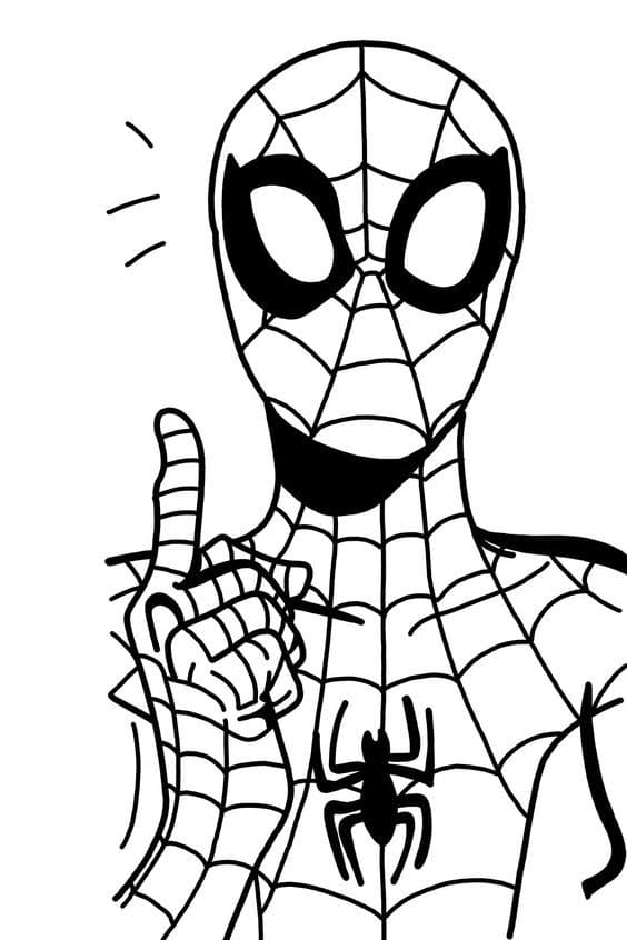 Top 50 Dessins Spiderman Gratuits & Faciles à Colorier en 2023 48