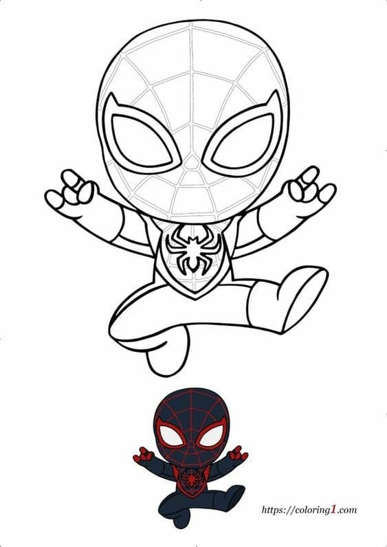 Top 50 Dessins Spiderman Gratuits & Faciles à Colorier en 2023 49