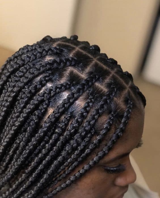 Knotless Braids : 25 Différents Styles de Tresses Sans Nœuds 18