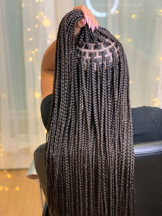 Knotless Braids : 25 Différents Styles de Tresses Sans Nœuds 20