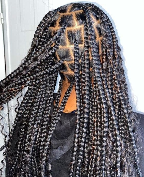 Knotless Braids : 25 Différents Styles de Tresses Sans Nœuds 3