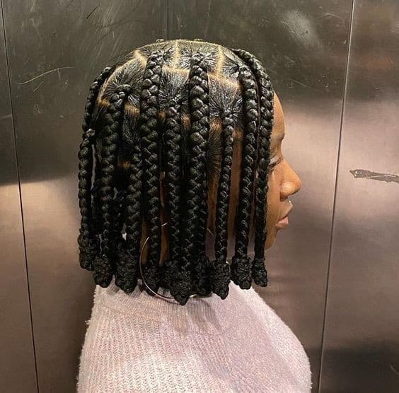 Knotless Braids : 25 Différents Styles de Tresses Sans Nœuds 5