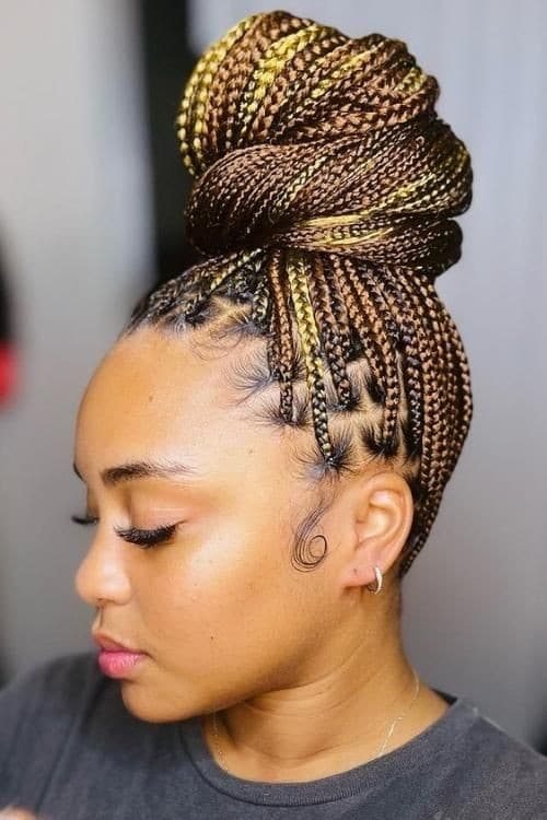 Knotless Braids : 25 Différents Styles de Tresses Sans Nœuds 6