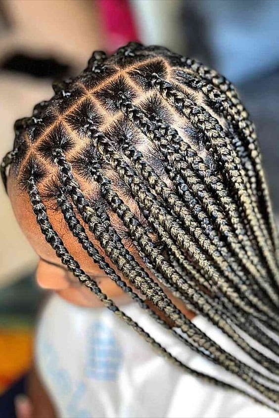 Knotless Braids : 25 Différents Styles de Tresses Sans Nœuds 8