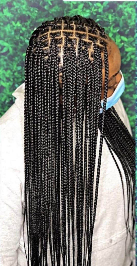 Knotless Braids : 25 Différents Styles de Tresses Sans Nœuds 13