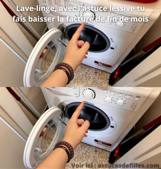 Lave-linge, avec l'astuce lessive tu fais baisser la facture de fin de mois 4