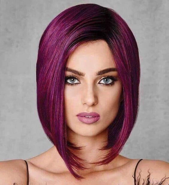 Couleur de cheveux prune : Nos 23 plus beaux modèles en 2023 9