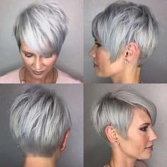 25 Couleurs de Gris pour Cheveux Court Tendances en 2023 8