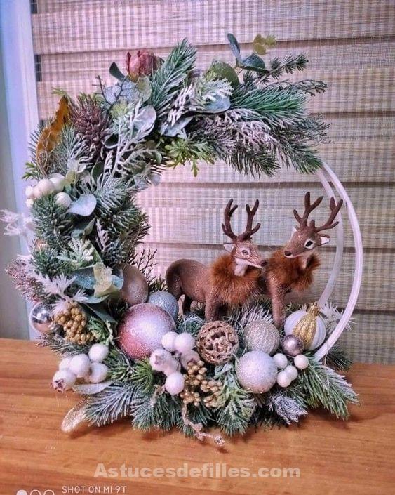 13 Décors de Table de Noël à faire Soi-Même 10