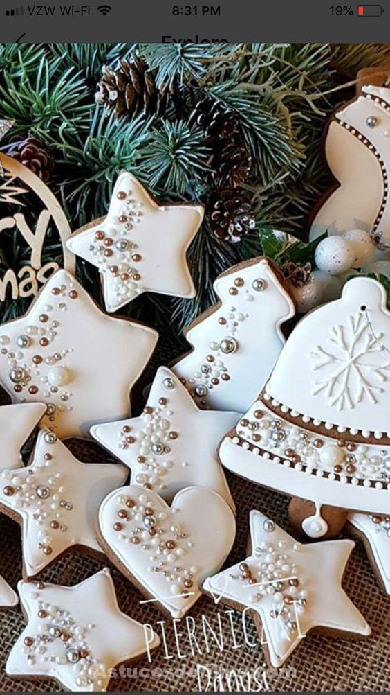 Paillettes comestibles Noël étoiles argentées + Poudre irisée