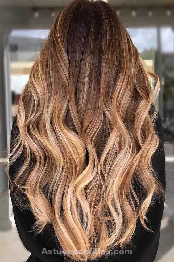 Les 50 plus beaux balayages caramel pour cheveux lisses 5