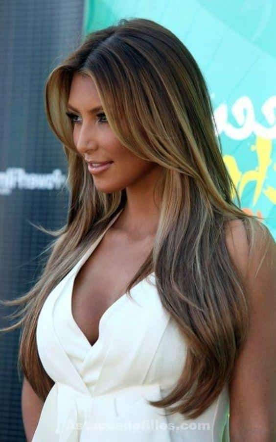 Les 50 plus beaux balayages caramel pour cheveux lisses 7