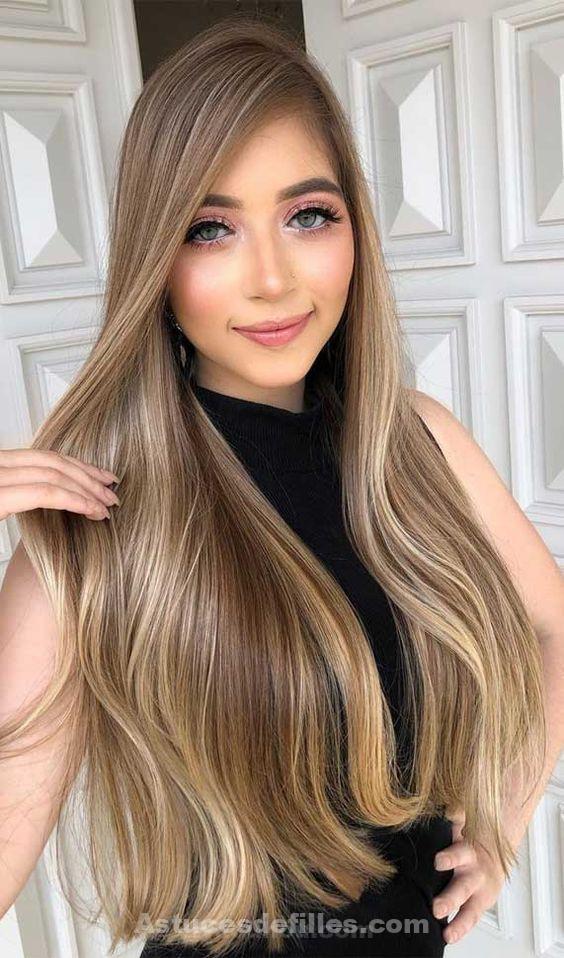 Les 50 plus beaux balayages caramel pour cheveux lisses 17