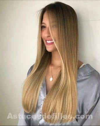 Les 50 plus beaux balayages caramel pour cheveux lisses 19